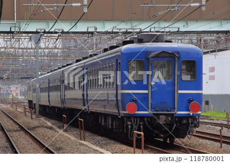 団体列車としてJR常磐線を走行するEF81-92号機牽引の12系客車編成列車_2009/6/29撮影 団体列車としてJR常磐線を走行するEF81-92号機牽引の12系客車編成列車_2009/6/29撮影 118780001