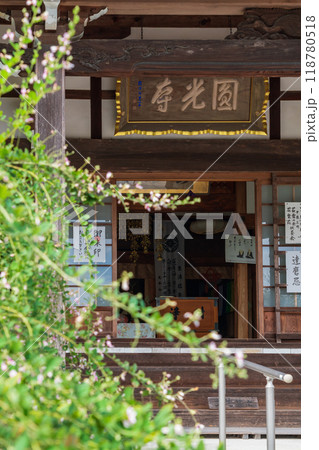 圓光禅寺、満開の萩〈愛知県稲沢市〉 圓光禅寺、満開の萩〈愛知県稲沢市〉 118780518