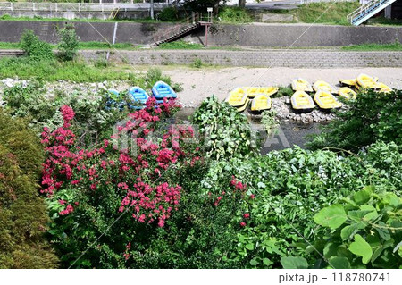 諏訪峡　奇岩と怪石の連続　息をのむ美しさ　ラフティングスポット 118780741