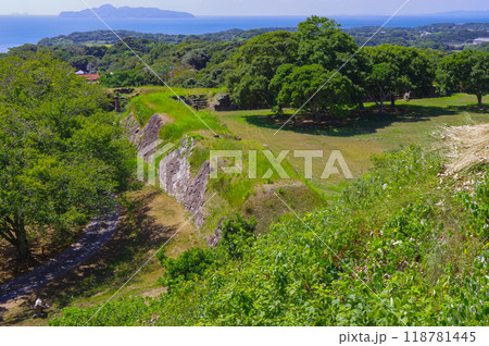 佐賀県にある肥前名護屋城の本丸 佐賀県にある肥前名護屋城の本丸 118781445
