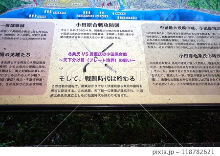 石垣山一夜城歴史公園の説明板 118782621