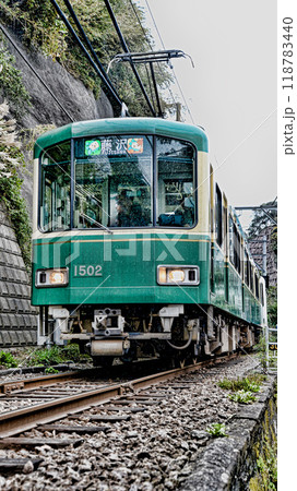 江ノ電の電車 江ノ電の電車 118783440