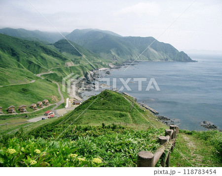 青森県の龍飛崎シーサイドパーク 118783454