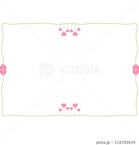 frame of flowers seamless pattern with birds and flowers 118783634