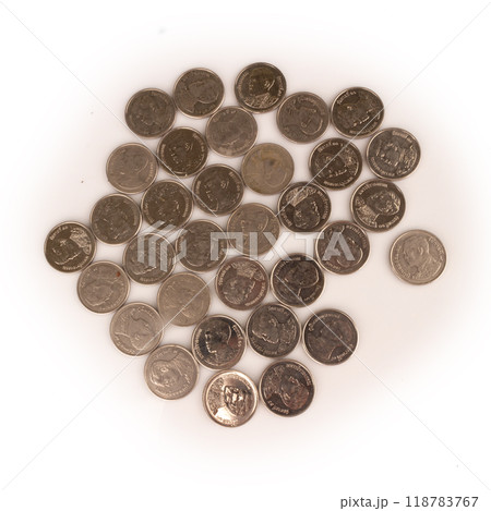coin isolated on white background 118783767