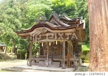紙祖神 岡太神社・大瀧神社　下宮の社殿 118784311