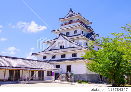 佐賀県の唐津城 118784347