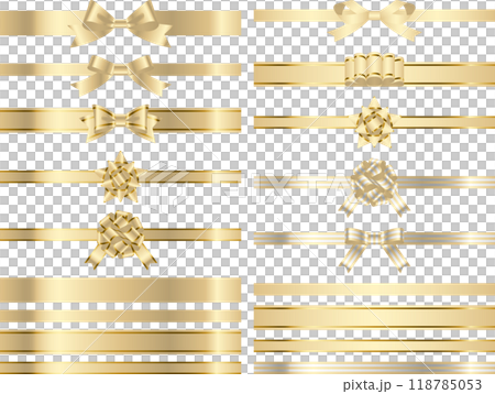 絲帶，結變化 1-7 Shirokane 118785053