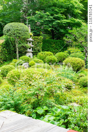 京都市左京区大原来迎院町　三千院（声明発祥の地）　聚碧園（池泉観賞式庭園） 118785141