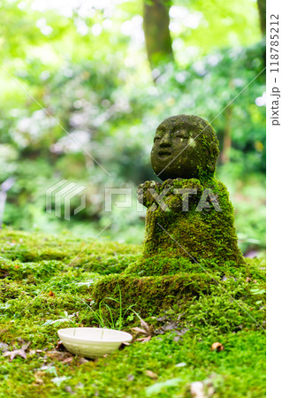 京都市左京区大原来迎院町　三千院（声明発祥の地）　おさな六地蔵 118785212