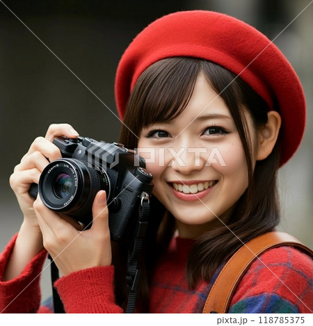 【AI生成】カメラ女子（現代版）576826 118785375