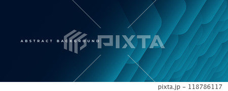 Black and blue modern abstract wide banner with diagonal geometric shapes. Black and blue modern abstract wide banner with diagonal geometric shapes. 118786117