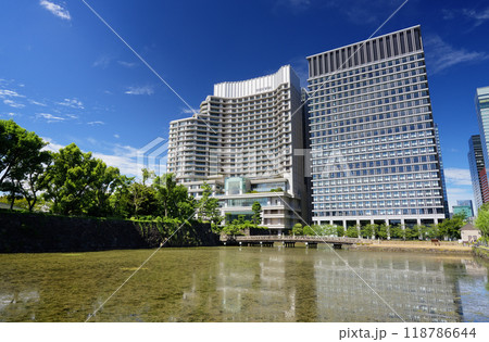 東京　丸の内のオフィス街 118786644