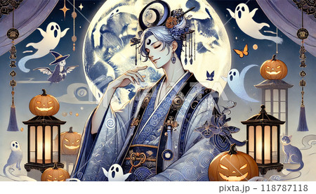 ハロウィンを楽しむ月読尊 118787118