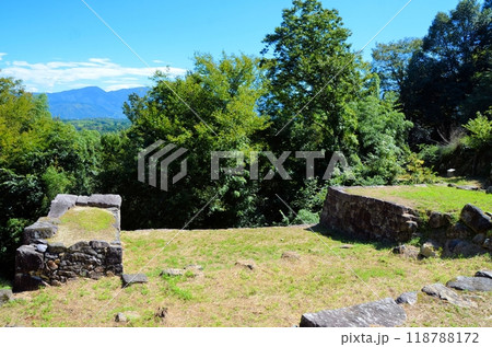 苗木城跡 駈門跡 118788172