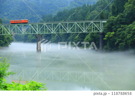 第二只見川橋梁　福島県只見線 118788658