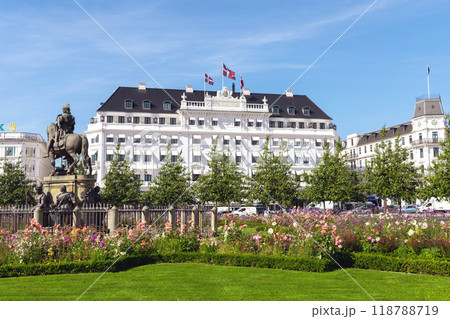 Hotel D'angleterre at the King's New Square in Copenhagen, Denmark 118788719