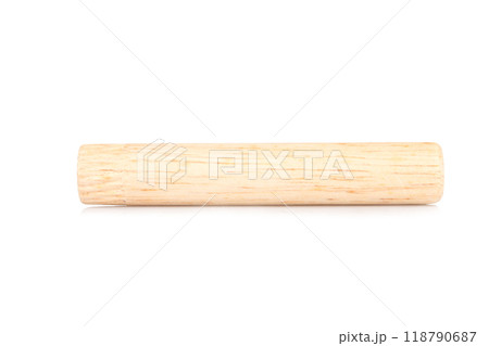 Cylinder wood isolated on white background Cylinder wood isolated on white background 118790687