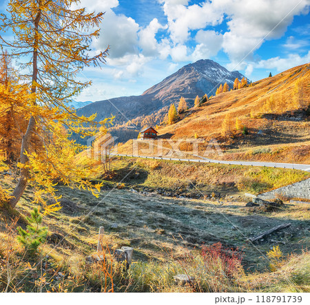 Wonderful autumn landscape at Grossglockner High Alpine Road. Wonderful autumn landscape at Grossglockner High Alpine Road. 118791739