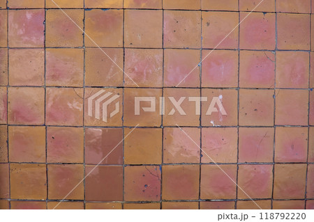 Colorful mosaic tiles on the wall. Abstract background and texture for design. Colorful tile bathroom wall texture Colorful mosaic tiles on the wall. Abstract background and texture for design. Colorful tile bathroom wall texture 118792220