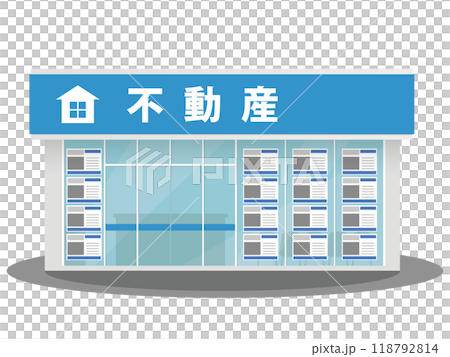 Real estate agent illustration Real estate agent illustration 118792814