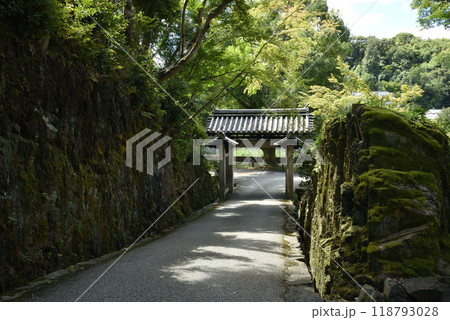 興聖寺 琴坂から見る石門(表門) 興聖寺 琴坂から見る石門(表門) 118793028