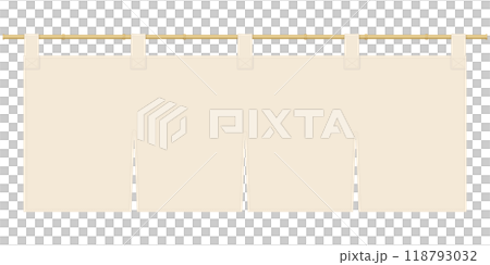 暖簾のイラスト 118793032