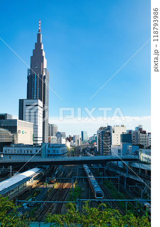 新宿バスタから望む代々木方面の風景 新宿バスタから望む代々木方面の風景 118793986