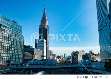 新宿バスタから望む代々木方面の風景 新宿バスタから望む代々木方面の風景 118793990