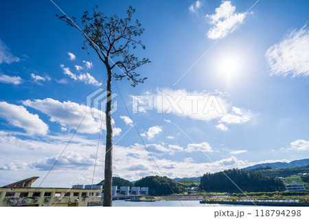 「岩手県」奇跡の一本松・陸前高田市 118794298