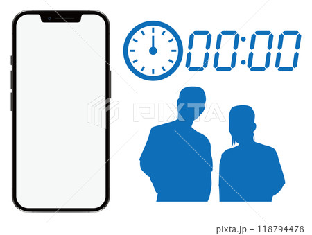 スマートフォンとスキマバイト 118794478