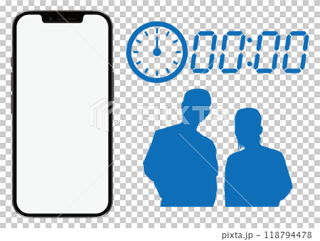 スマートフォンとスキマバイト 118794478