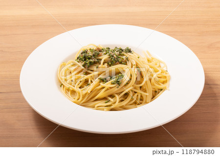 しその実と梅のパスタ(バター醤油) しその実と梅のパスタ(バター醤油) 118794880