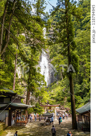 Nachi Falls in Higashimuro District, Wakayama, Japan Nachi Falls in Higashimuro District, Wakayama, Japan 118794945