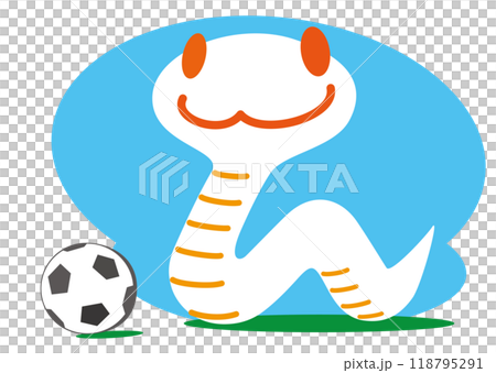 サッカーを楽しむ巳 118795291