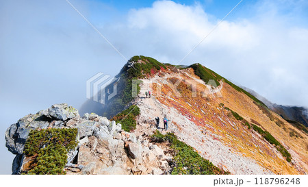 秋の唐松岳登山(丸山~山頂) 秋の唐松岳登山(丸山~山頂) 118796248