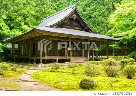 京都市左京区大原来迎院町　来迎院（魚山大原寺）　本堂（声明の修練道場） 118796259