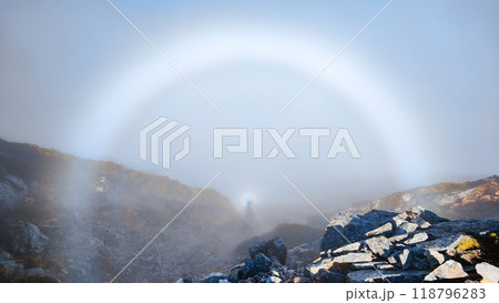 秋の唐松岳登山(ブロッケン現象) 秋の唐松岳登山(ブロッケン現象) 118796283