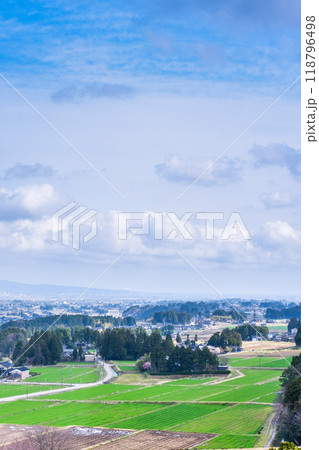 砺波平野散居村風景 砺波平野散居村風景 118796498