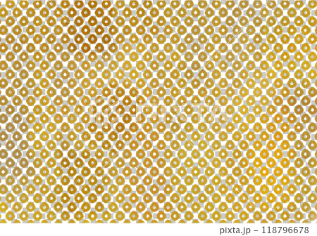 金色の和柄模様 鹿の子 金色の和柄模様 鹿の子 118796678