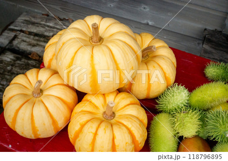 ハロウィンのイメージ写真。イベントイメージ。かぼちゃ。 118796895