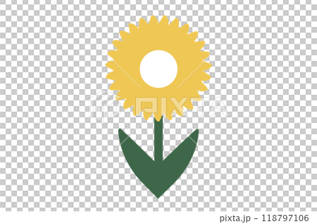 Simple cute flower design material Simple cute flower design material 118797106