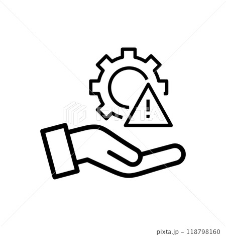 Risk Management Icon vector Risk Management Icon vector 118798160