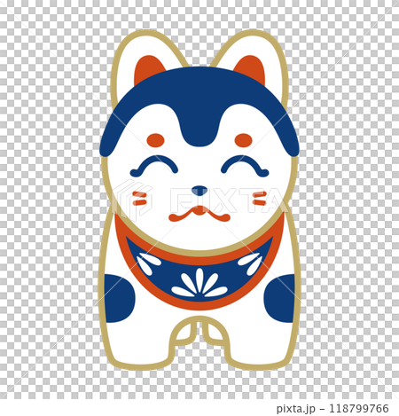 縁起物の犬張子イラスト 118799766