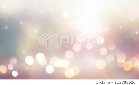 光　パステルカラー　キラキラ　幻想的　イメージ　壁紙　背景　フレーム 118799926