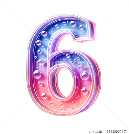 3d number six  118800027