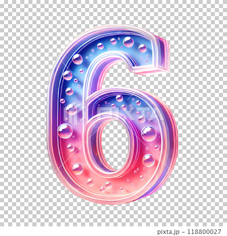 3d number six  118800027