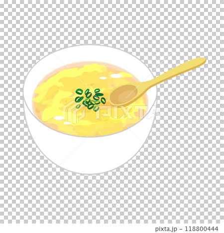 Egg soup spoon set diagonal 118800444