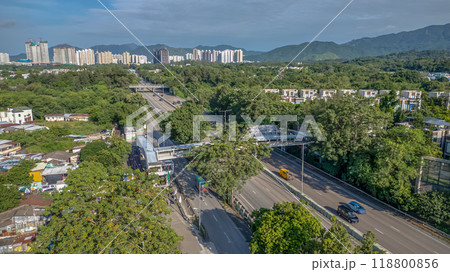 Scenic Drive Along New Territories Circular Road 118800856