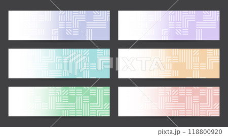 Abstract line modern colors set design elements headers Abstract line modern colors set design elements headers 118800920